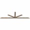 Ekena Millwork Saratoga Smooth Timber Gable Bracket, Douglas Fir, 96"W x 28"H x 1 1/2"D x 3 1/2"F, 7/12 Pitch GBW096X28X0204SAR00SDF - alternate 4